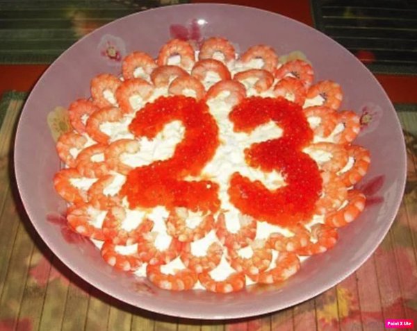 салат королевский с креветками