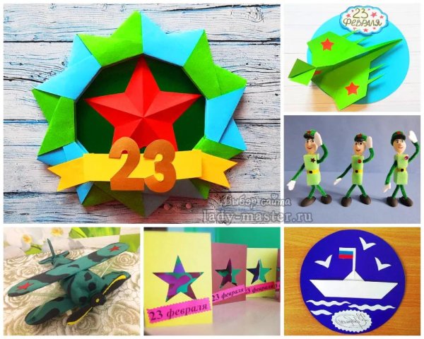 поделки своими руками к 23 февраля
