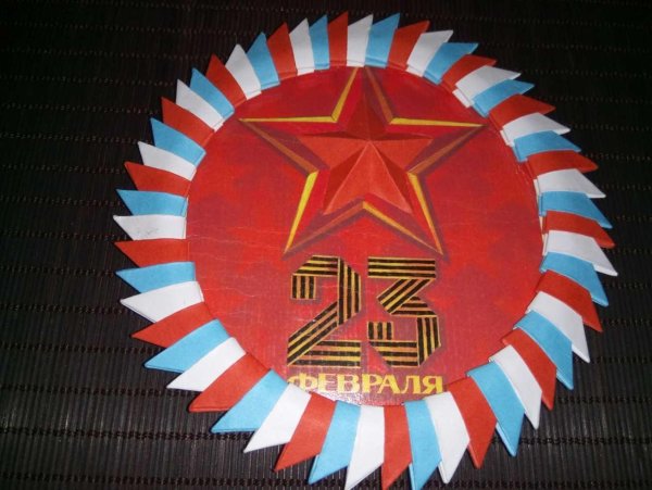 год защитника отечества поделка