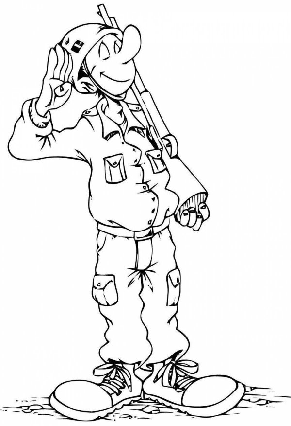 С 23 февраля черно белые