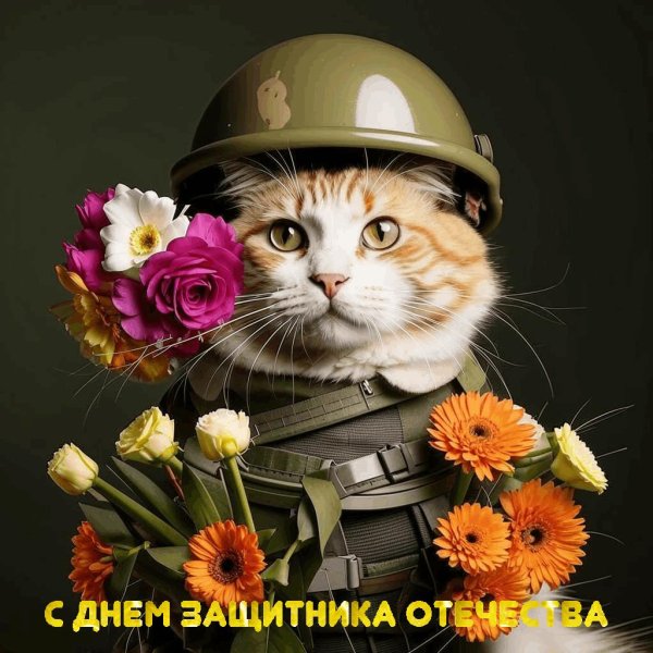 С 23 февраля с животными