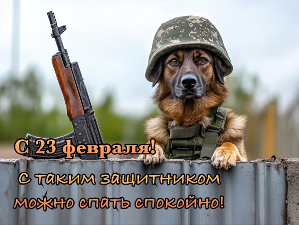 С 23 февраля с животными