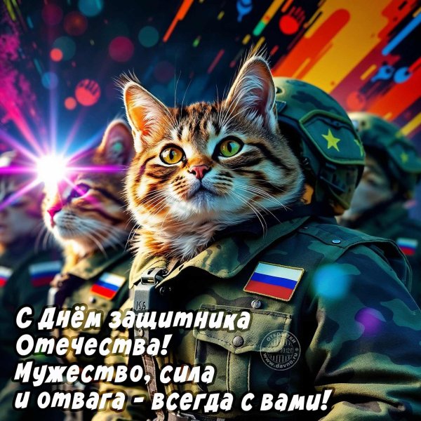 С 23 февраля с животными