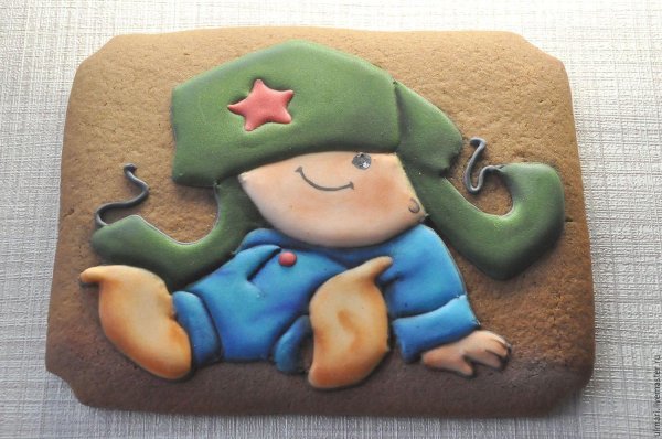 Для пряников на 23 февраля прикольные