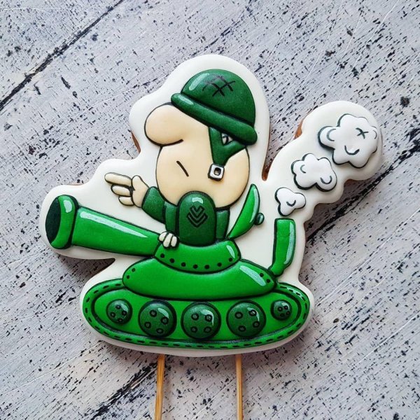 Для пряников на 23 февраля прикольные