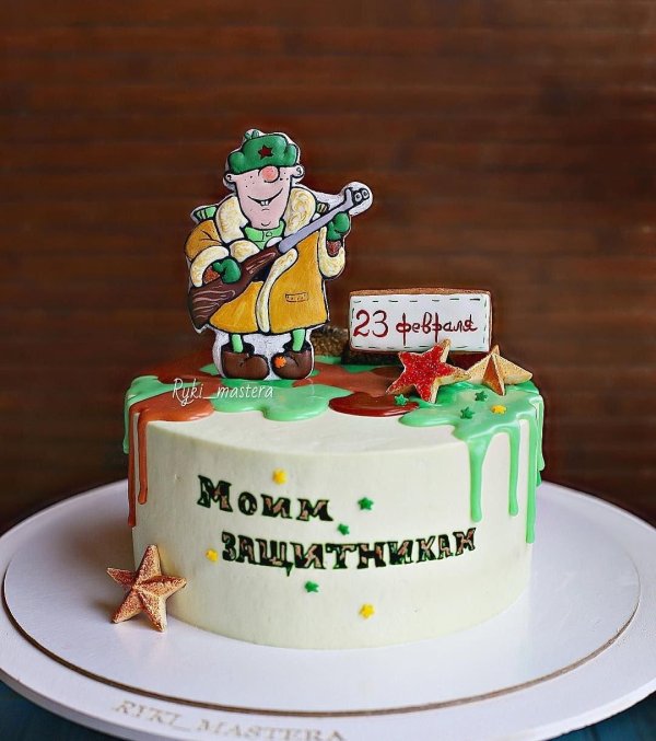 Торты на 23 февраля