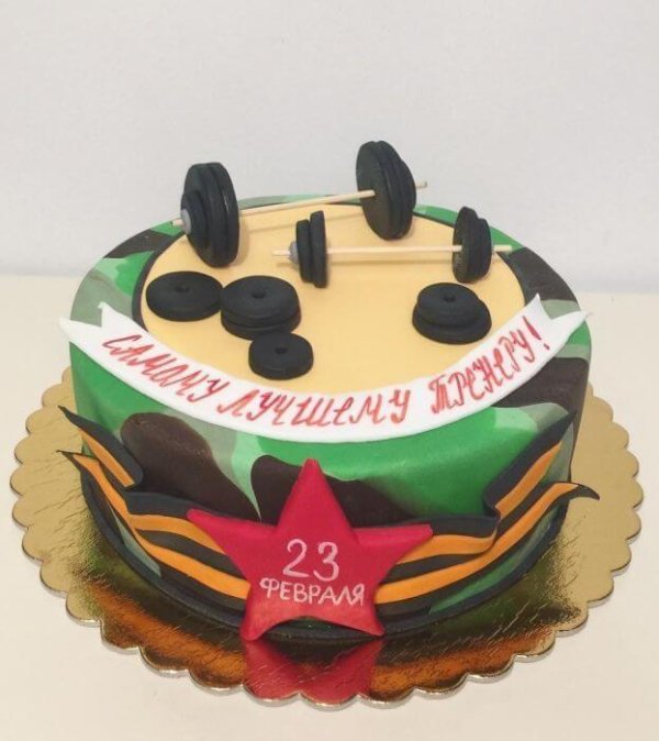 Торты на 23 февраля