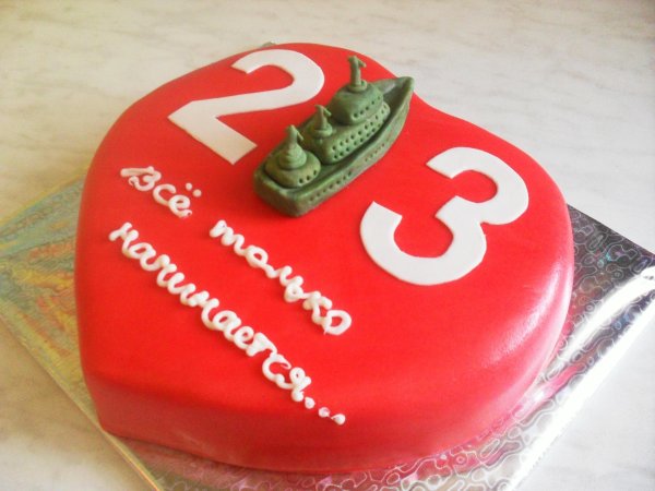 Торты на 23 февраля