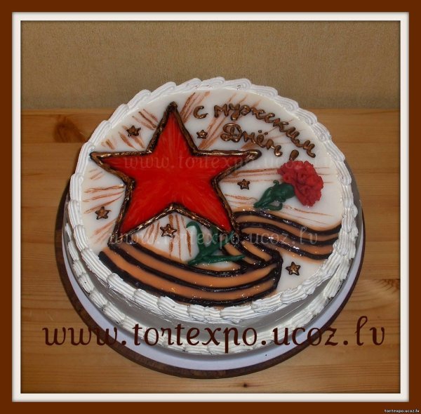 Торты на 23 февраля