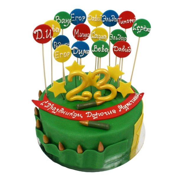Торты на 23 февраля