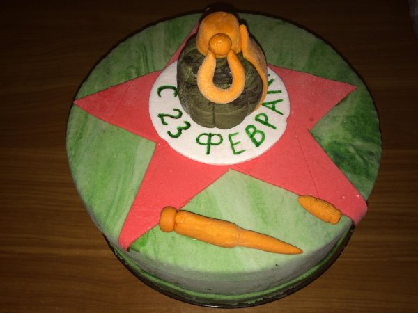 Торты на 23 февраля