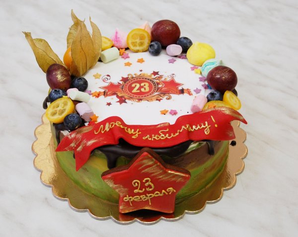 Торты на 23 февраля