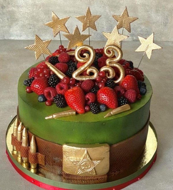 Торты на 23 февраля