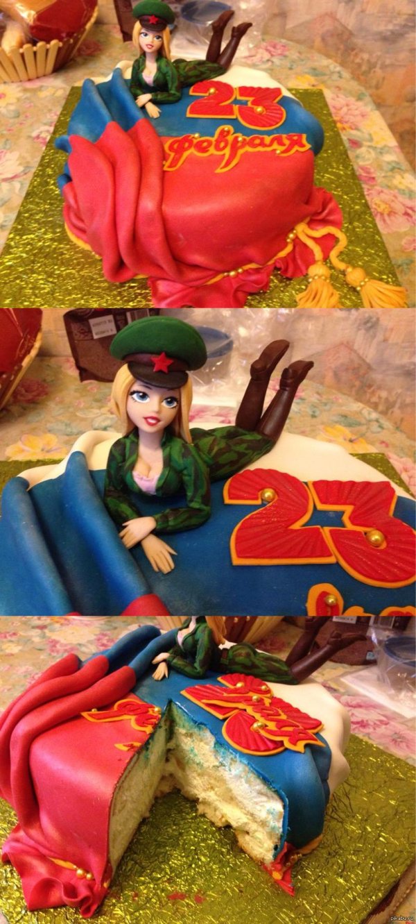 Торты на 23 февраля
