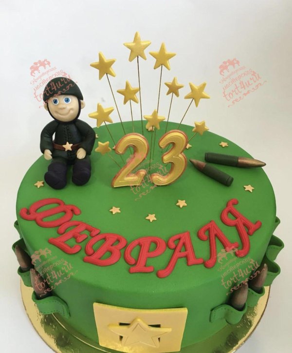Торты на 23 февраля