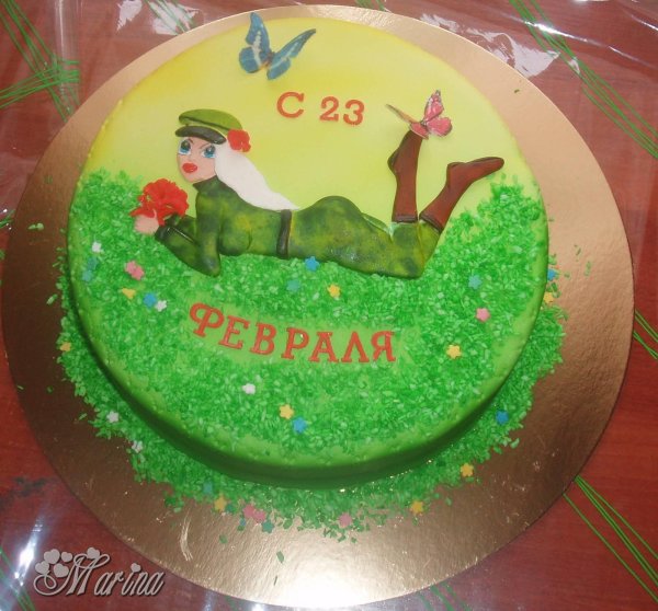 Торты на 23 февраля