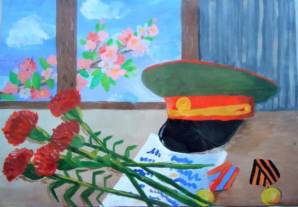 На 23 февраля красками