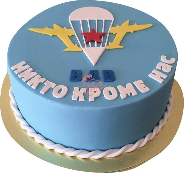 На 23 февраля для торта