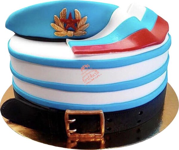 На 23 февраля для торта