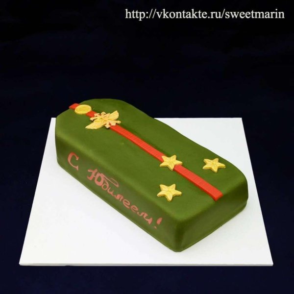 На 23 февраля для торта