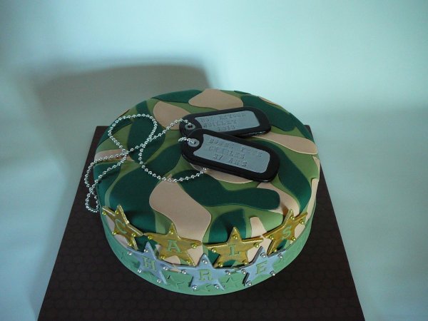 На 23 февраля для торта