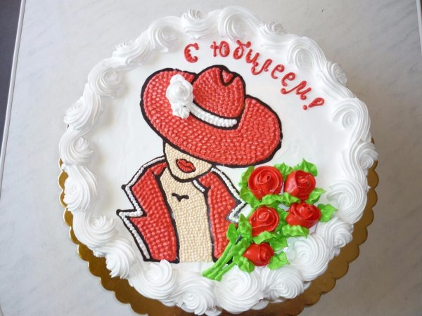 На 23 февраля для торта