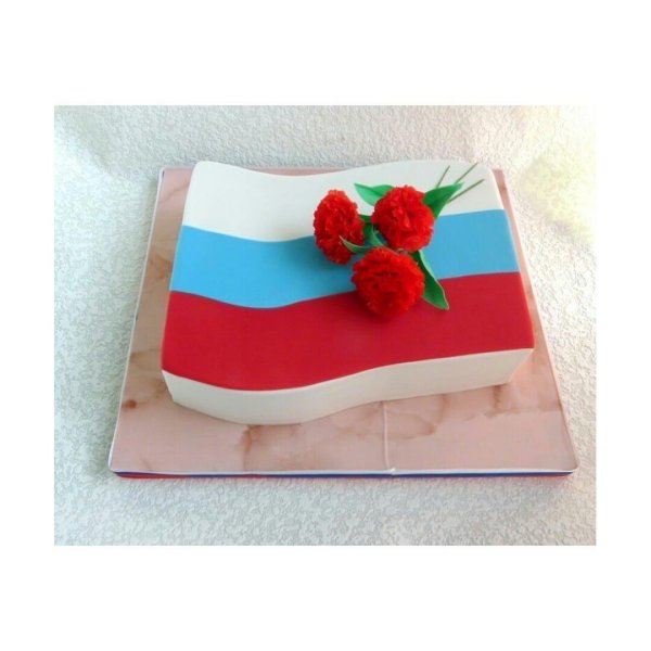 На 23 февраля для торта