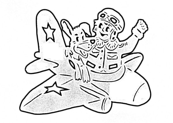 На окно к 23 февраля