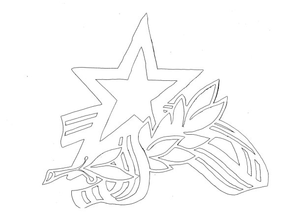 На окно к 23 февраля