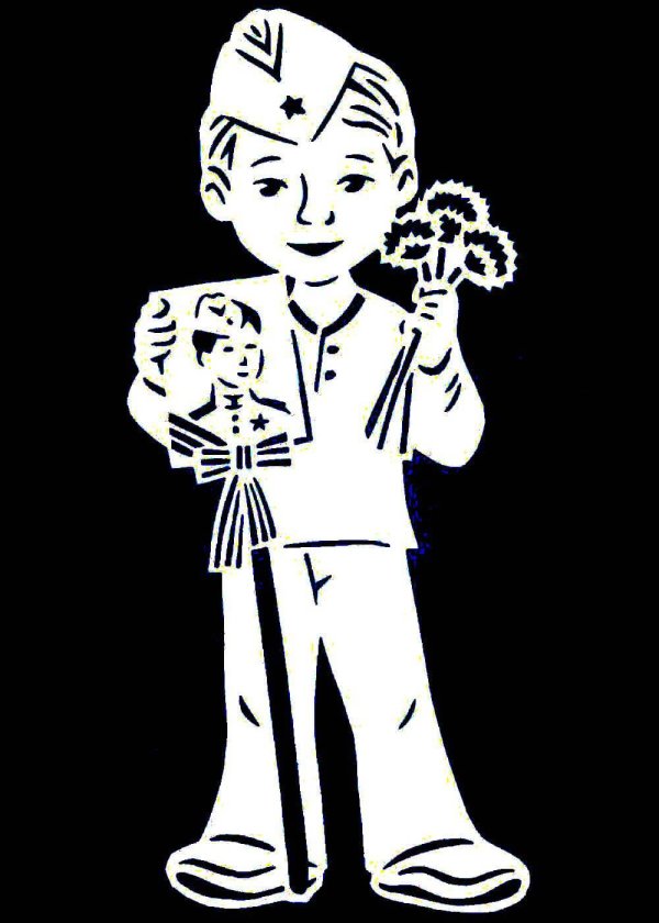 На окно к 23 февраля