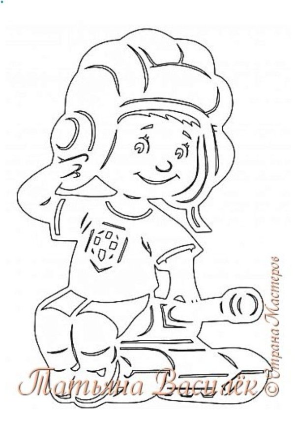 На окно к 23 февраля