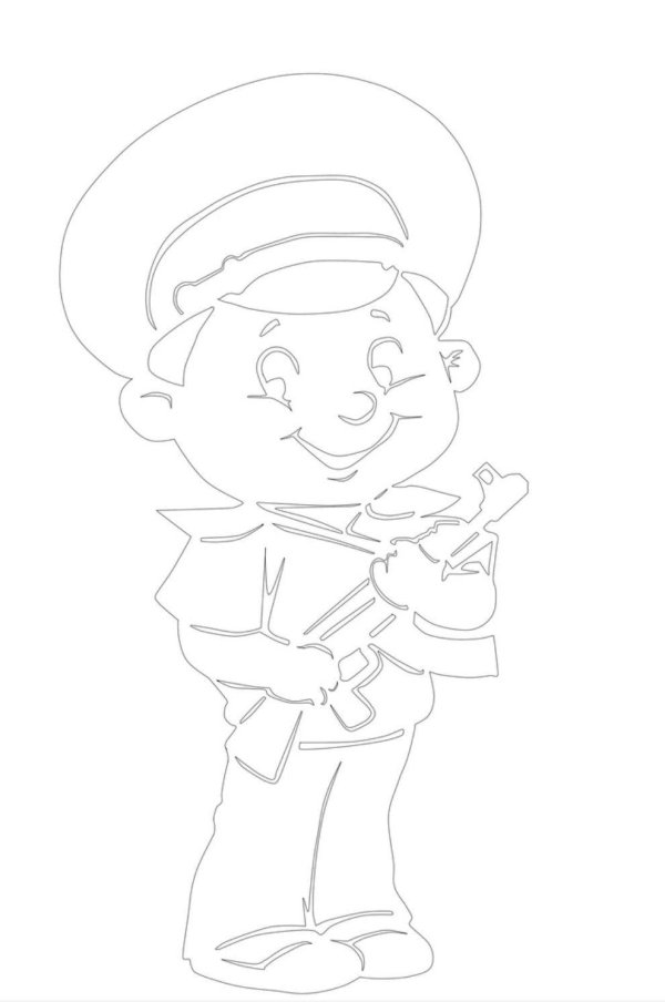 На окно к 23 февраля