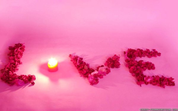 романтическая открытка