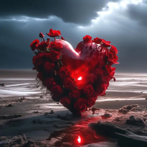 красивое сердце