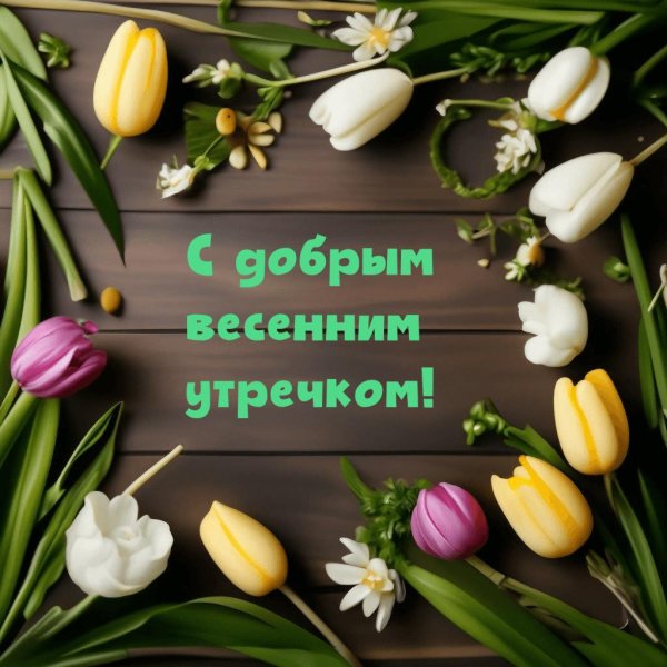 доброе утро хорошего дня весеннего