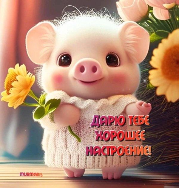 красивая свинка