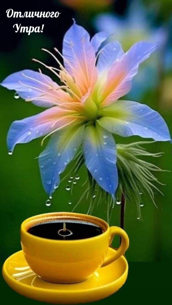 желтая чашка