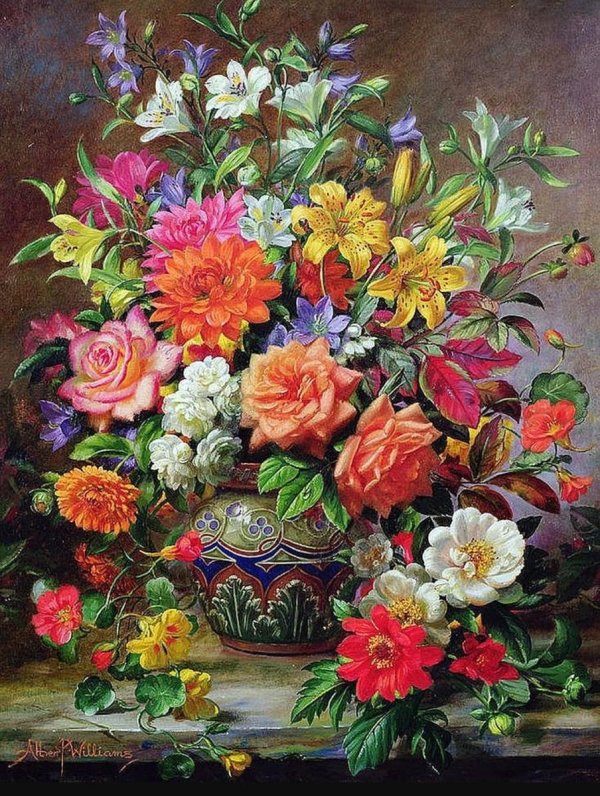 цветочные картины