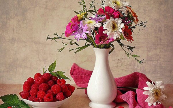 ваза с цветами