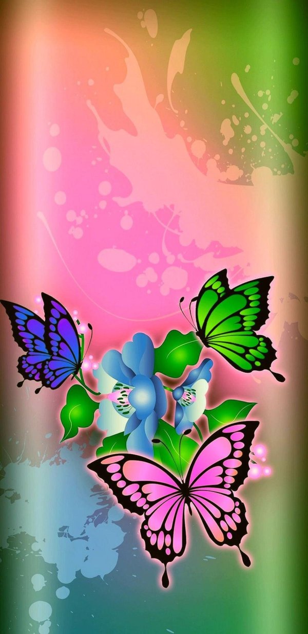 фон с бабочками