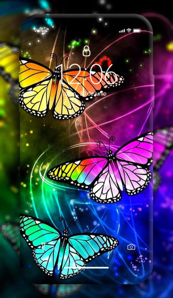 радужные бабочки