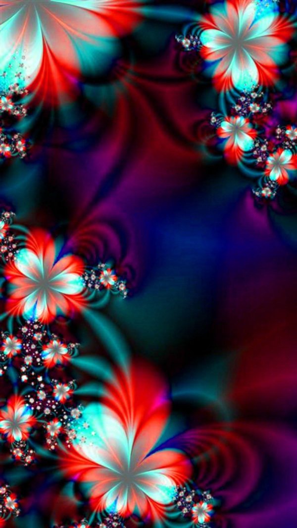 фиолетовый фрактал