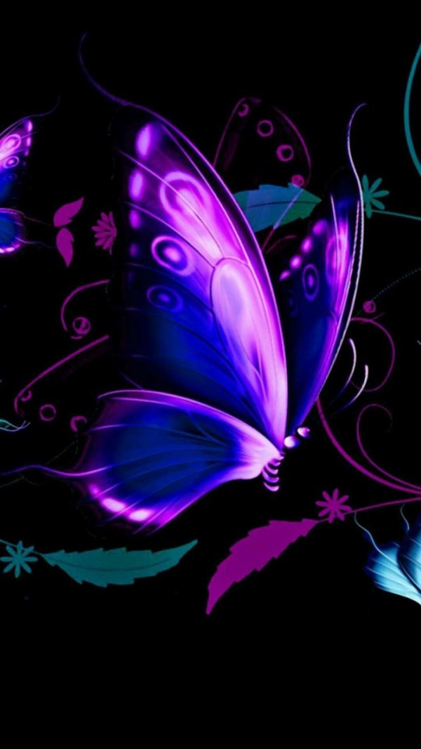 неоновая бабочка