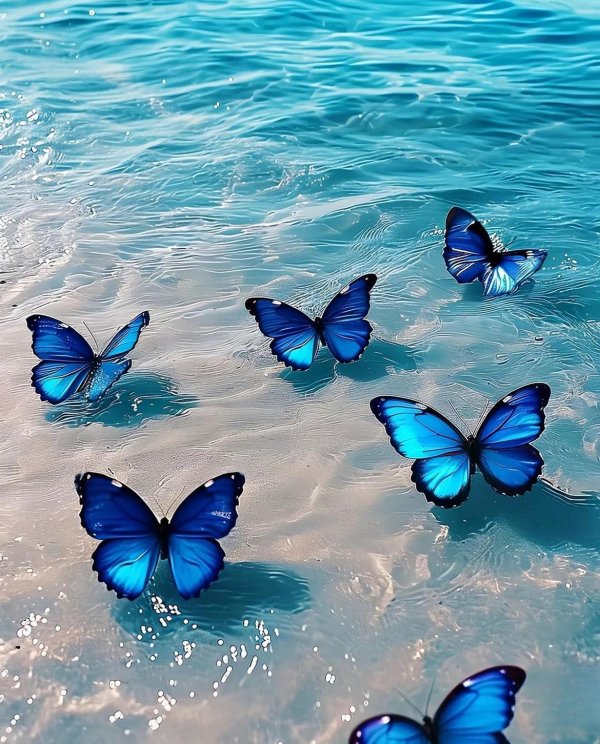 butterfly blue
