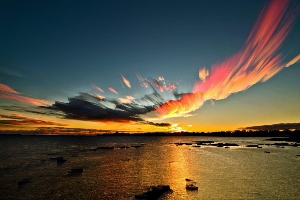 необычный закат