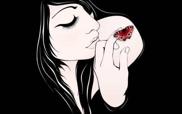 девушки рисунки