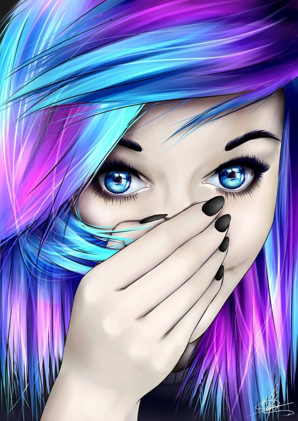 классные рисунки девушек