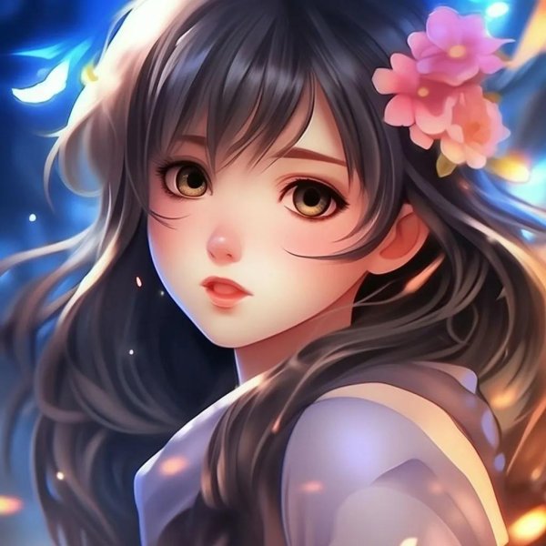 красивая аниме девочка