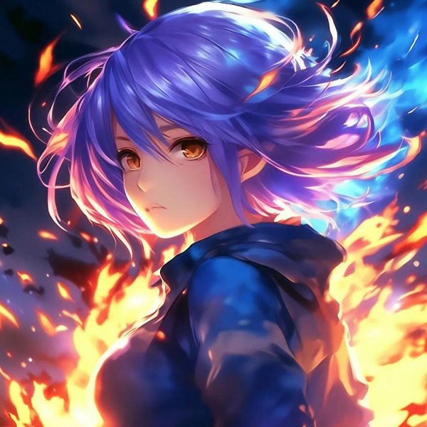 аниме огонь