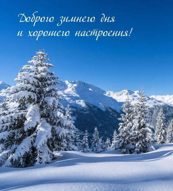 зима природа